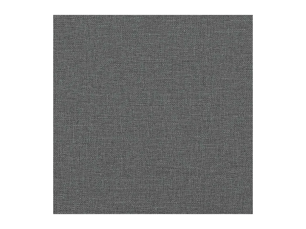 Canapé 2 places Gris foncé 140 cm Tissu