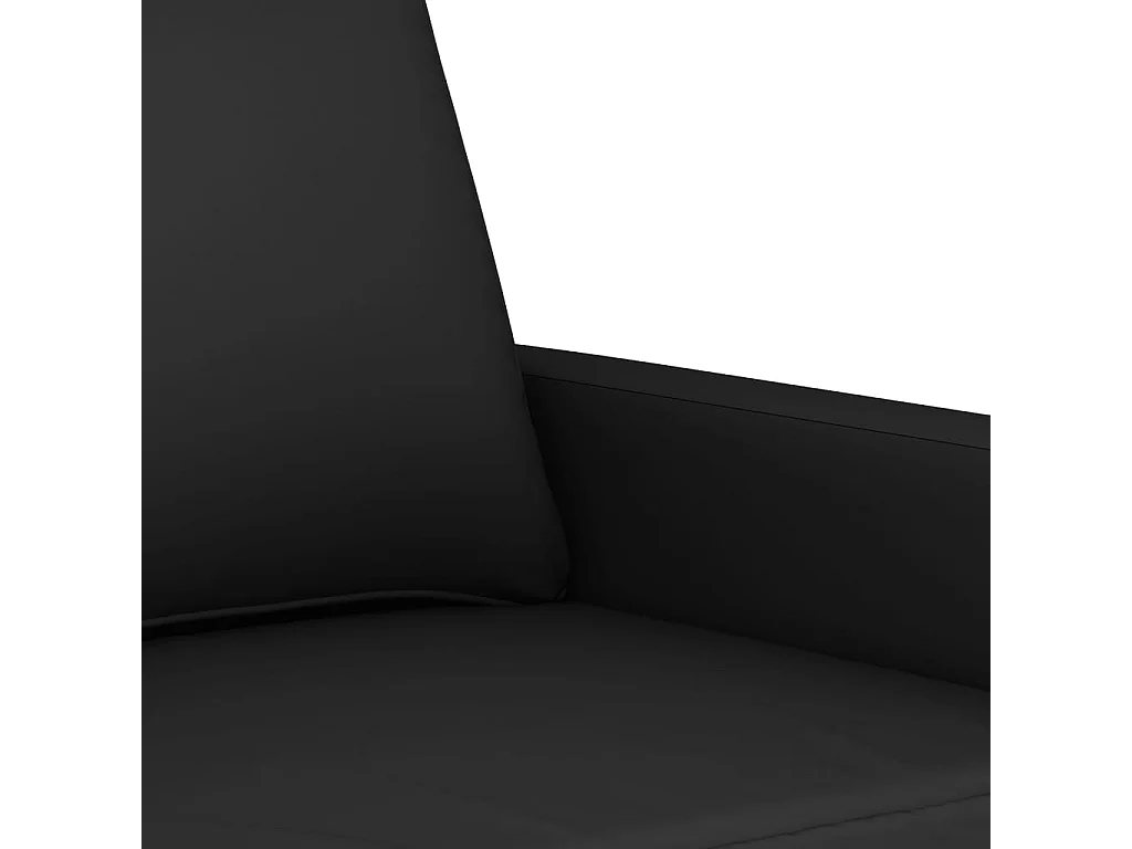 2-teiliges Sofaset mit Kissen Black Velvet