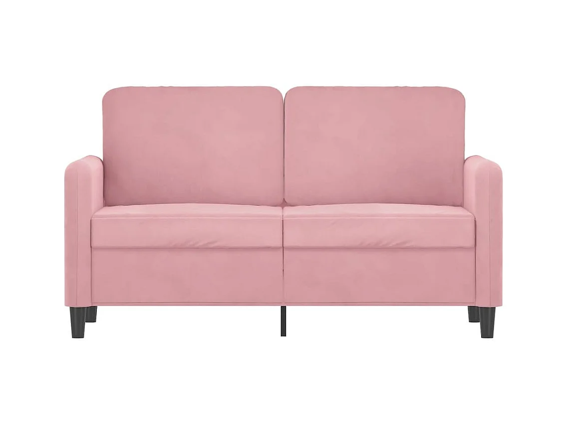 Divano 2 posti Rosa 120 cm Velluto