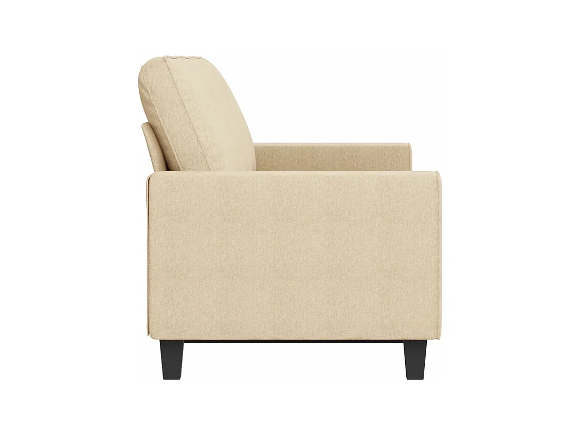 Sofá 3 plazas Crema 180 cm Tela