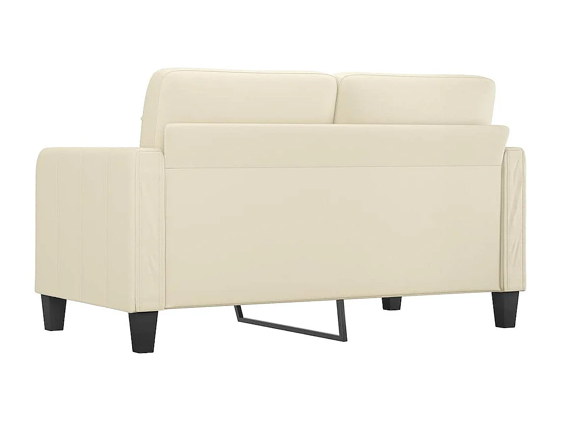 2-zitsbank Crème 140 cm Kunstleer