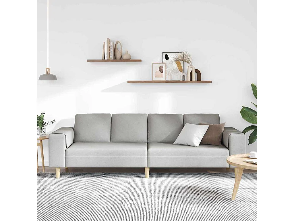 Ensemble de Canapés Gris nuage tissu