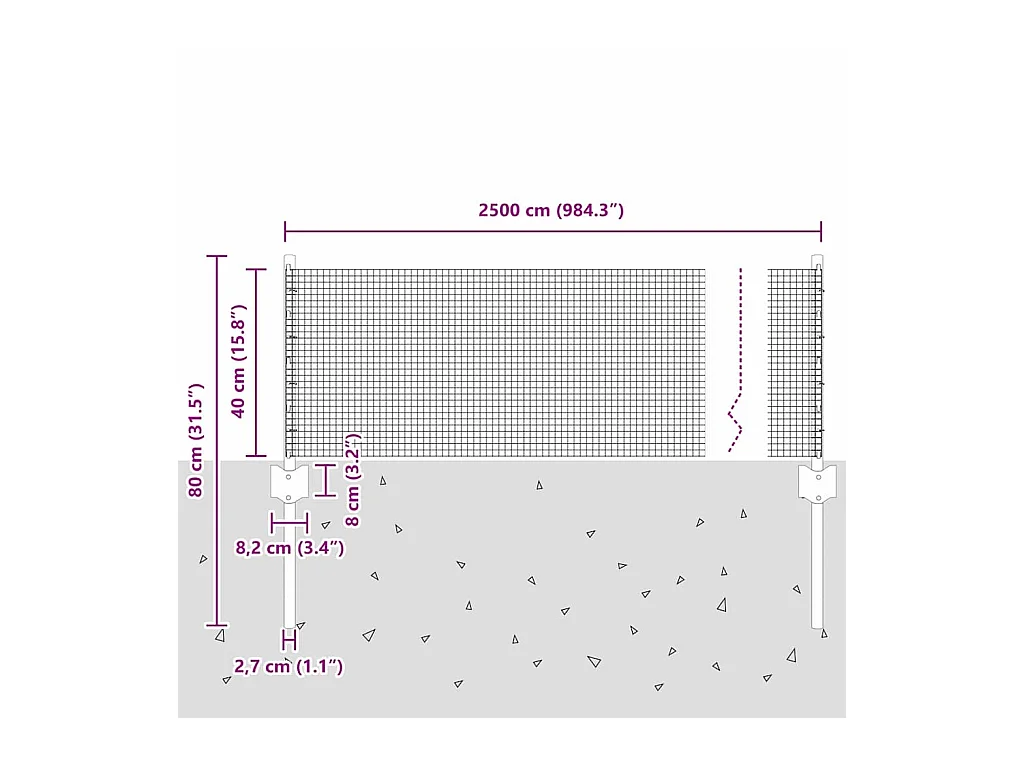 Poltrona con poggiapiedi Rosa 60 cm Velluto