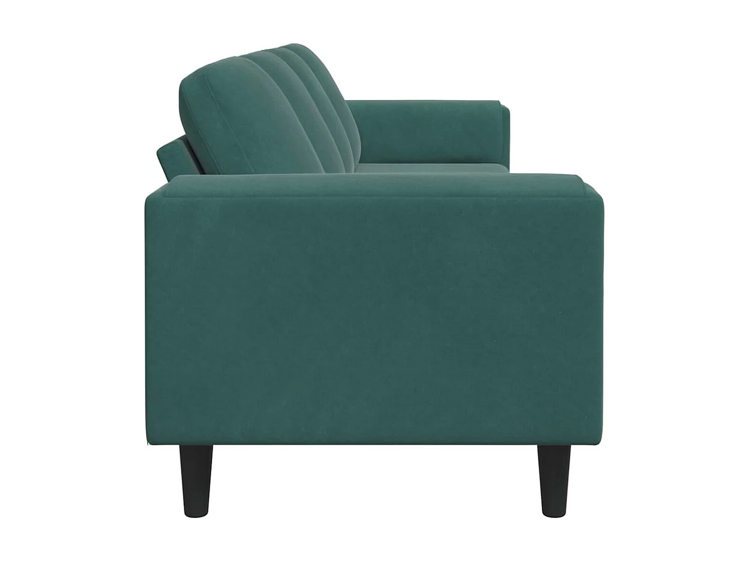 Ensemble de Canapés Vert foncé Velours