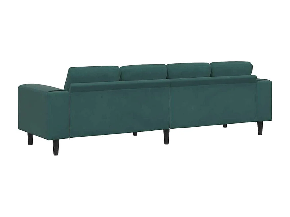 Ensemble de Canapés Vert foncé Velours