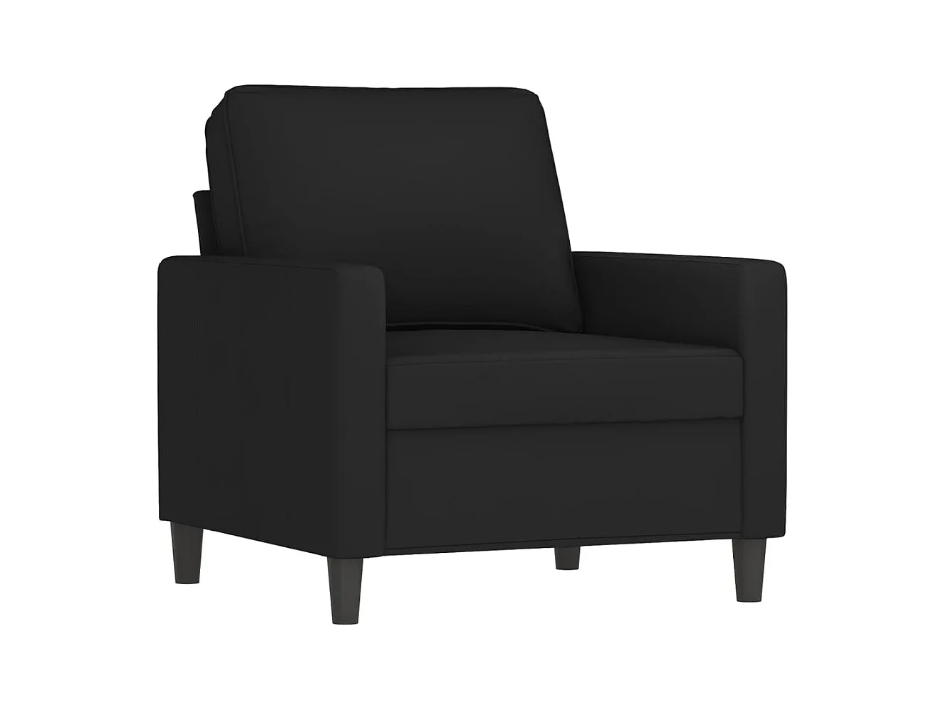 Conjunto de sofá de 4 piezas con cojines Terciopelo Negro