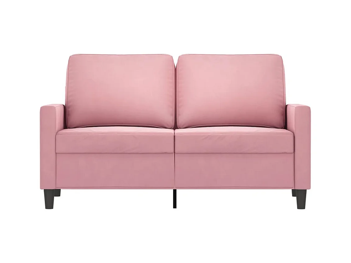Divano 2 posti Rosa 120 cm Velluto