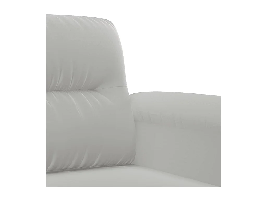 3-zitsbank Lichtgrijs 180 cm Microvezelstof