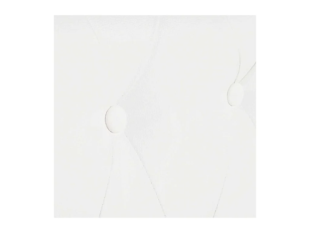 Divano Chesterfield a 2 posti in pelle sintetica bianca