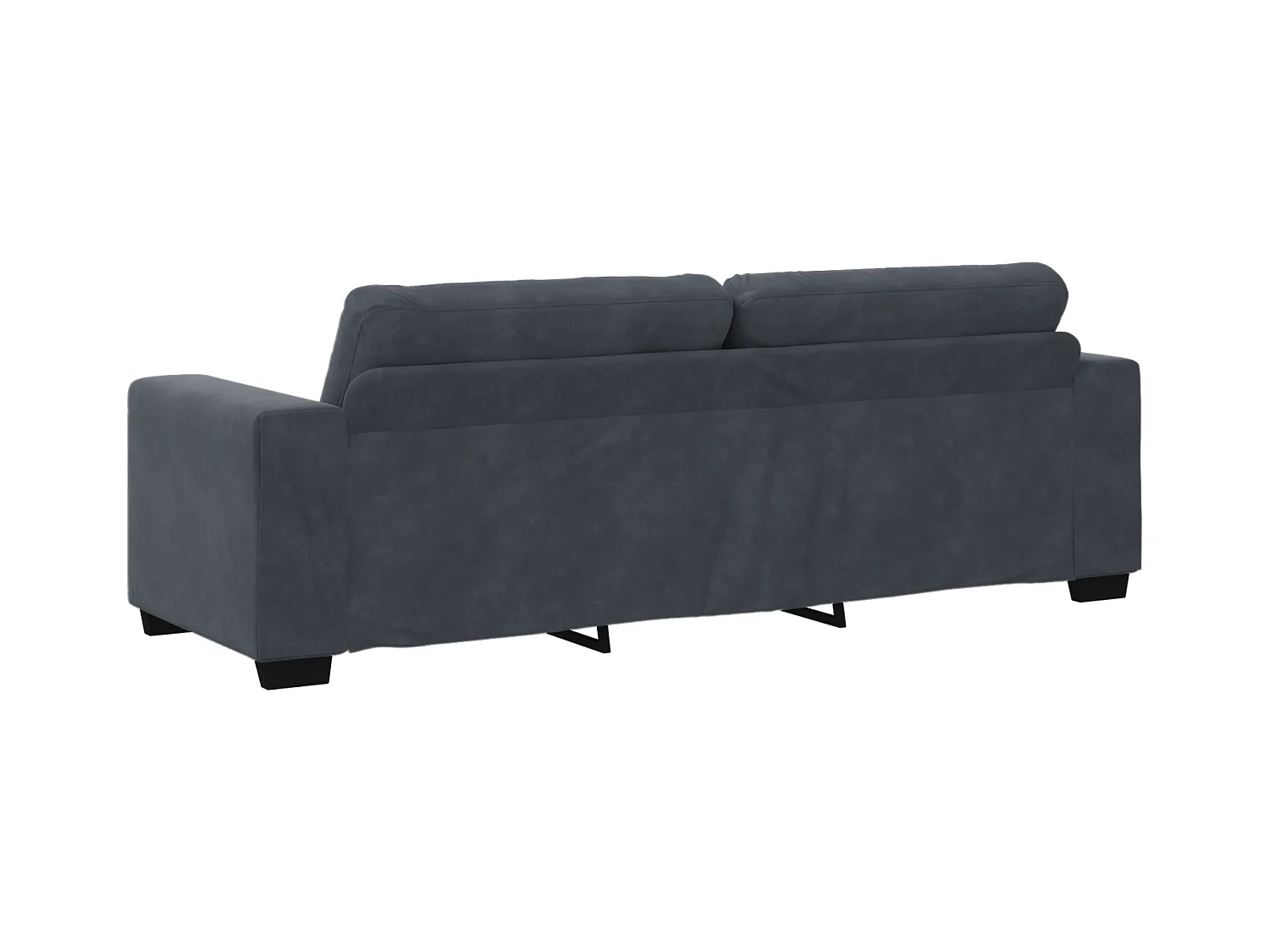 Set di divani 3 pezzi, grigio, 221 x 78 x 80 cm, velluto