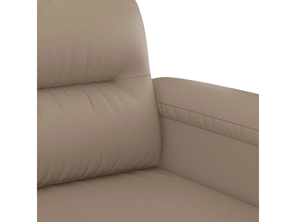 Divano 2 posti Cappuccino 120 cm Similpelle