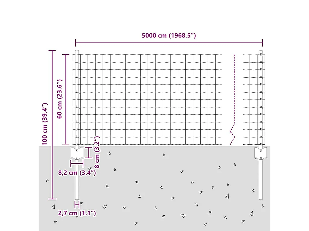 Divano a 3 posti in tessuto grigio scuro