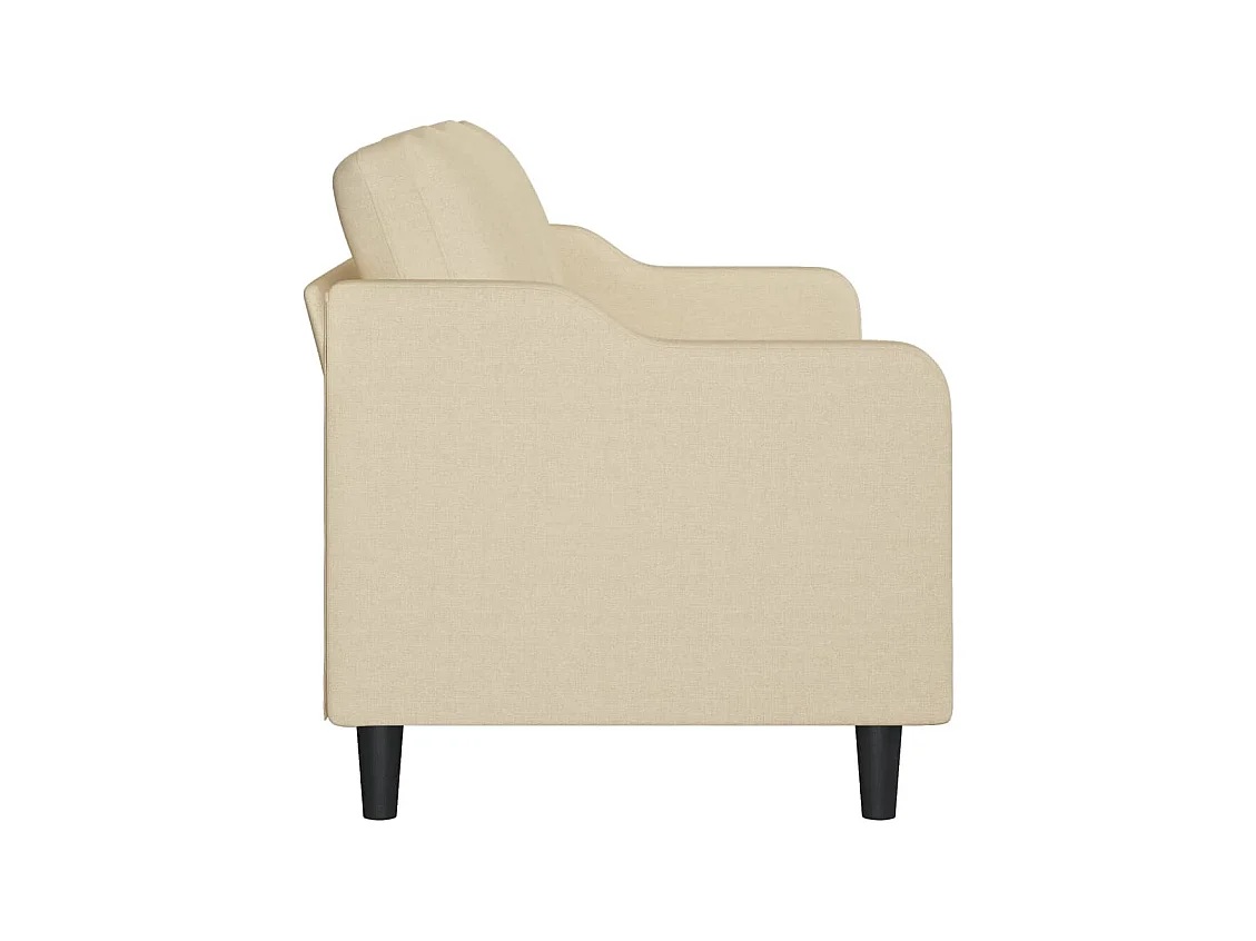 3-zitsbank Crème 180 cm Stof