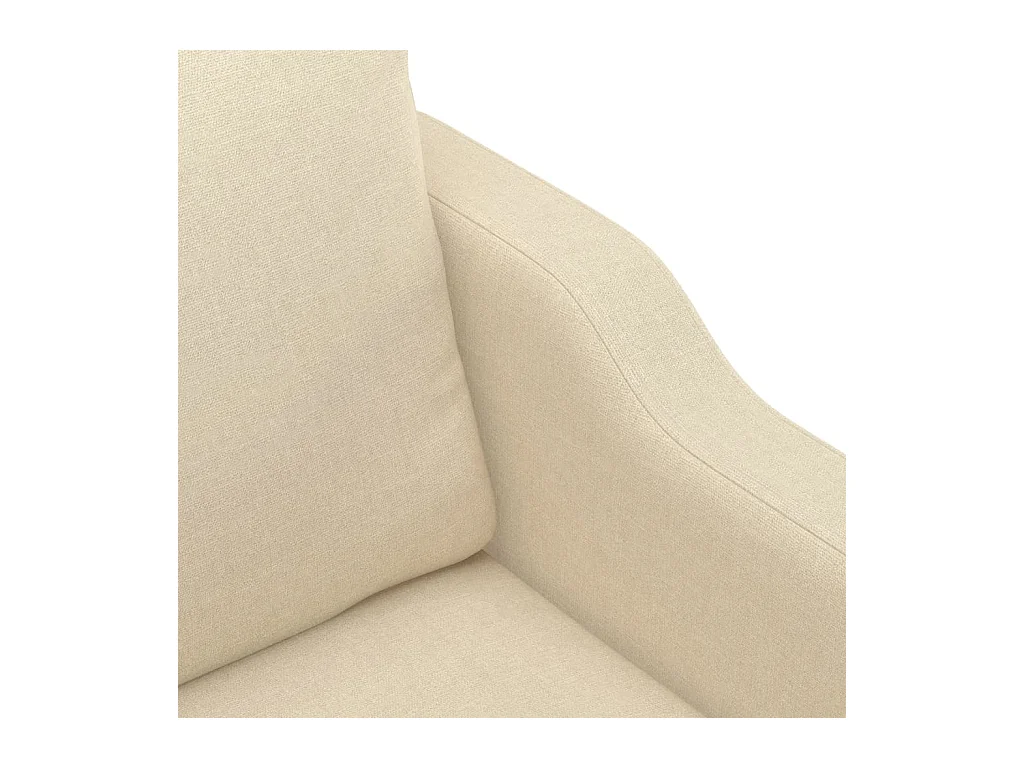 3-zitsbank Crème 180 cm Stof