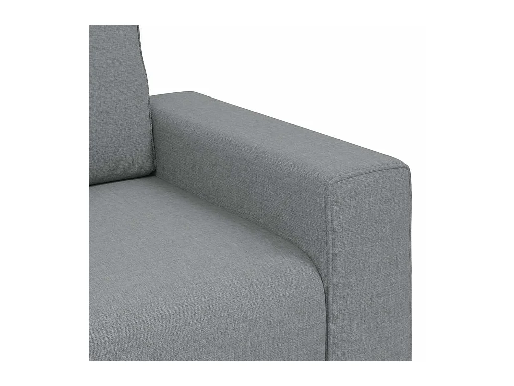 Fauteuil gris clair 60 cm tissu