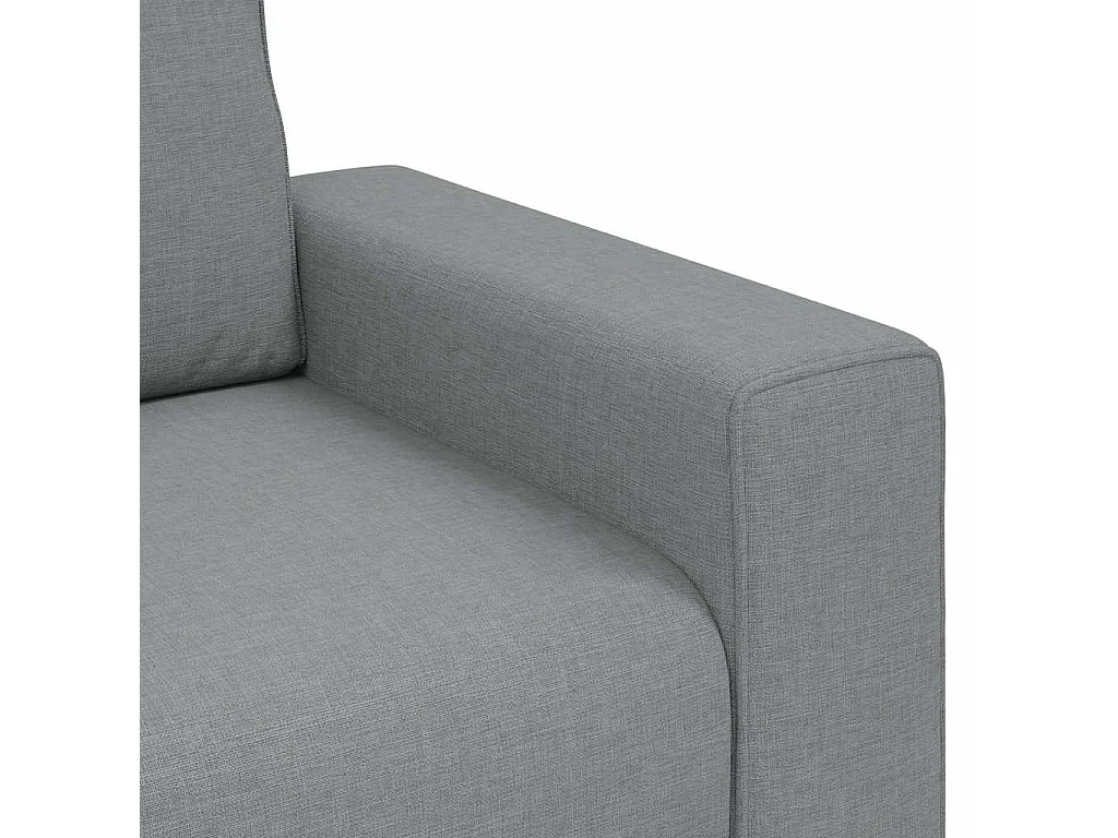 Fauteuil gris clair 60 cm tissu