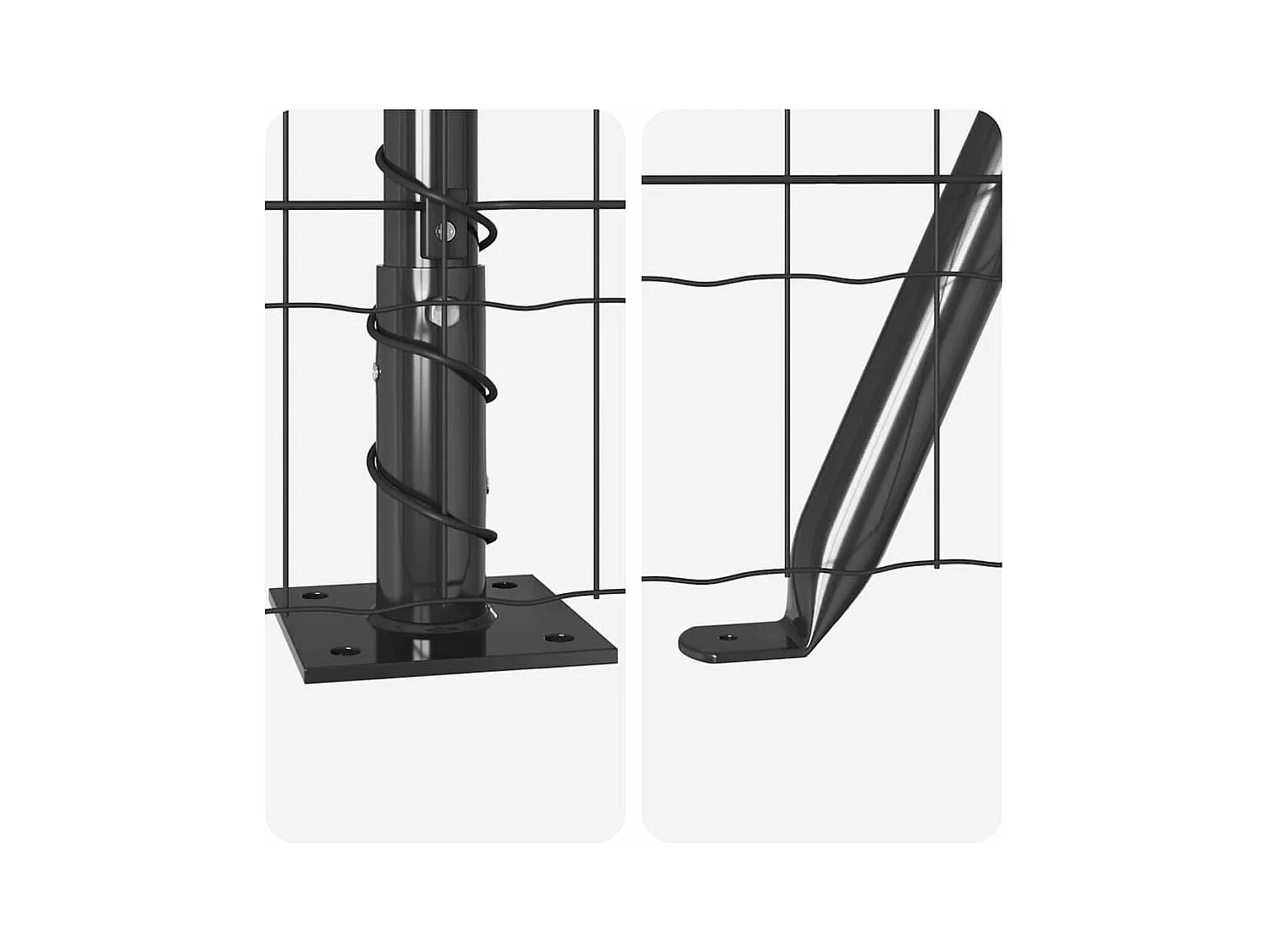 Divano 3 posti Grigio scuro 180 cm Velluto