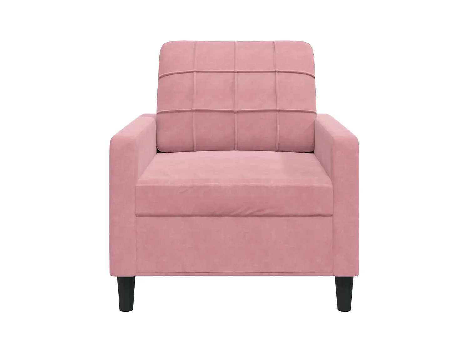 Roze fauteuil 60 cm fluweel