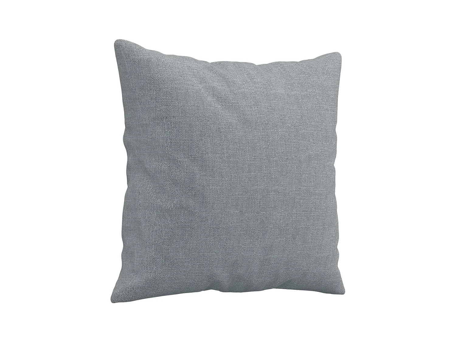 Set di divani 2 pezzi con cuscini in tessuto grigio chiaro