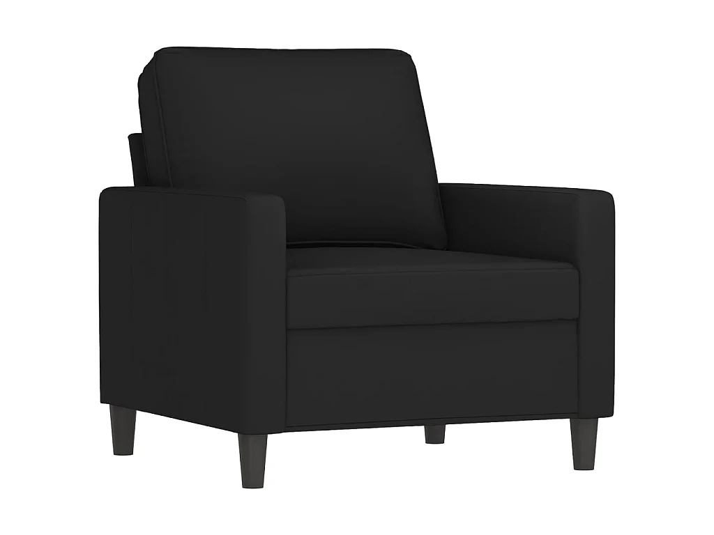 3-teiliges Sofaset mit Kissen Black Velvet
