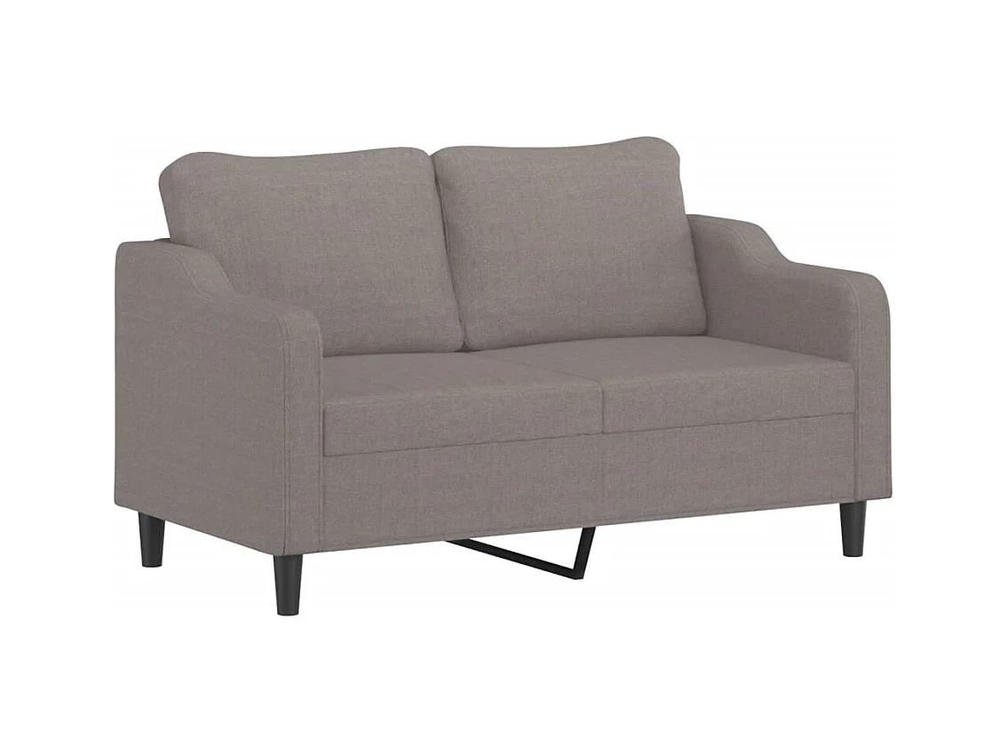 2-zitsbank Taupe 140 cm Stof