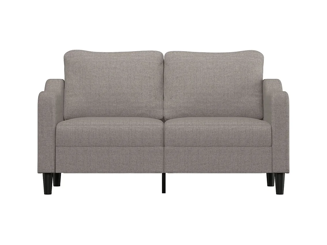 2-zitsbank Taupe 140 cm Stof