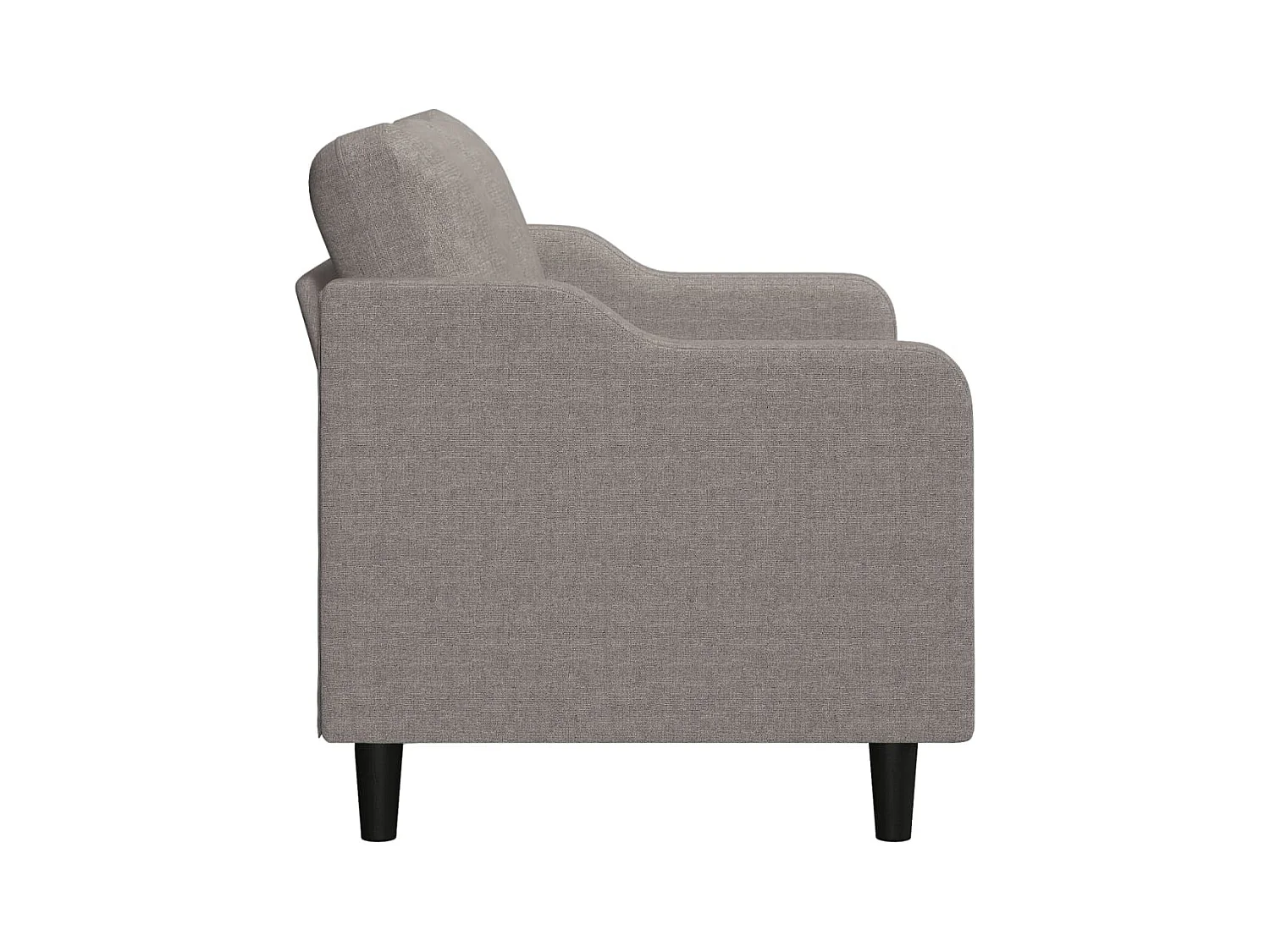 2-zitsbank Taupe 140 cm Stof