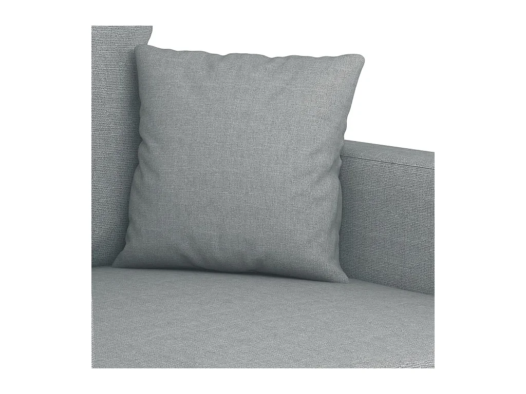 Fauteuil Gris clair 60 cm Tissu