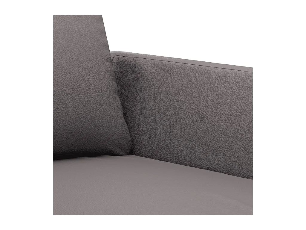 Fauteuil Gris 60 cm Similicuir