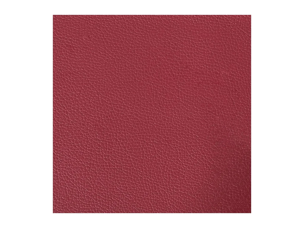 Divano 3 posti rosso bordeaux 180 cm in similpelle