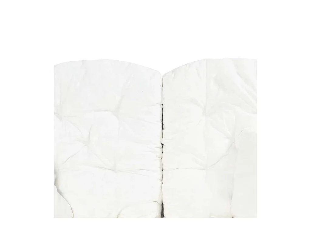 Canapé à 2 places Gris Rotin