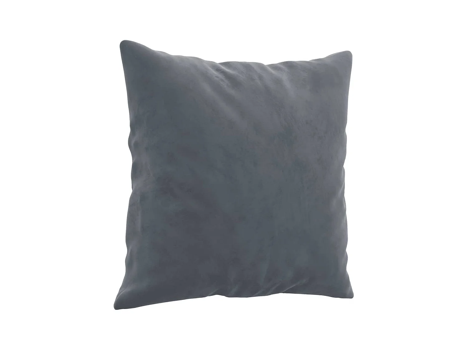 Set di divani a 3 pezzi con cuscini in velluto grigio scuro