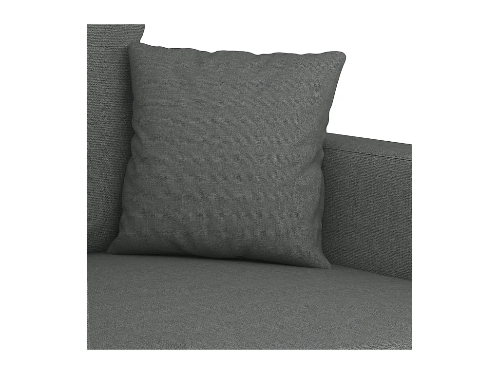 Fauteuil Gris foncé 60 cm Tissu