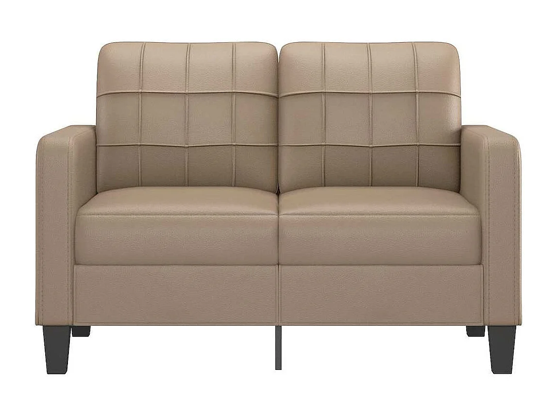 2-zitsbank Cappuccino 120 cm Kunstleer