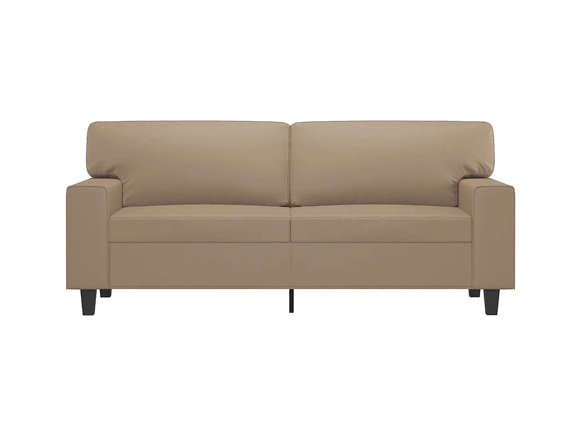 Divano Cappuccino 2 posti 140 cm Similpelle