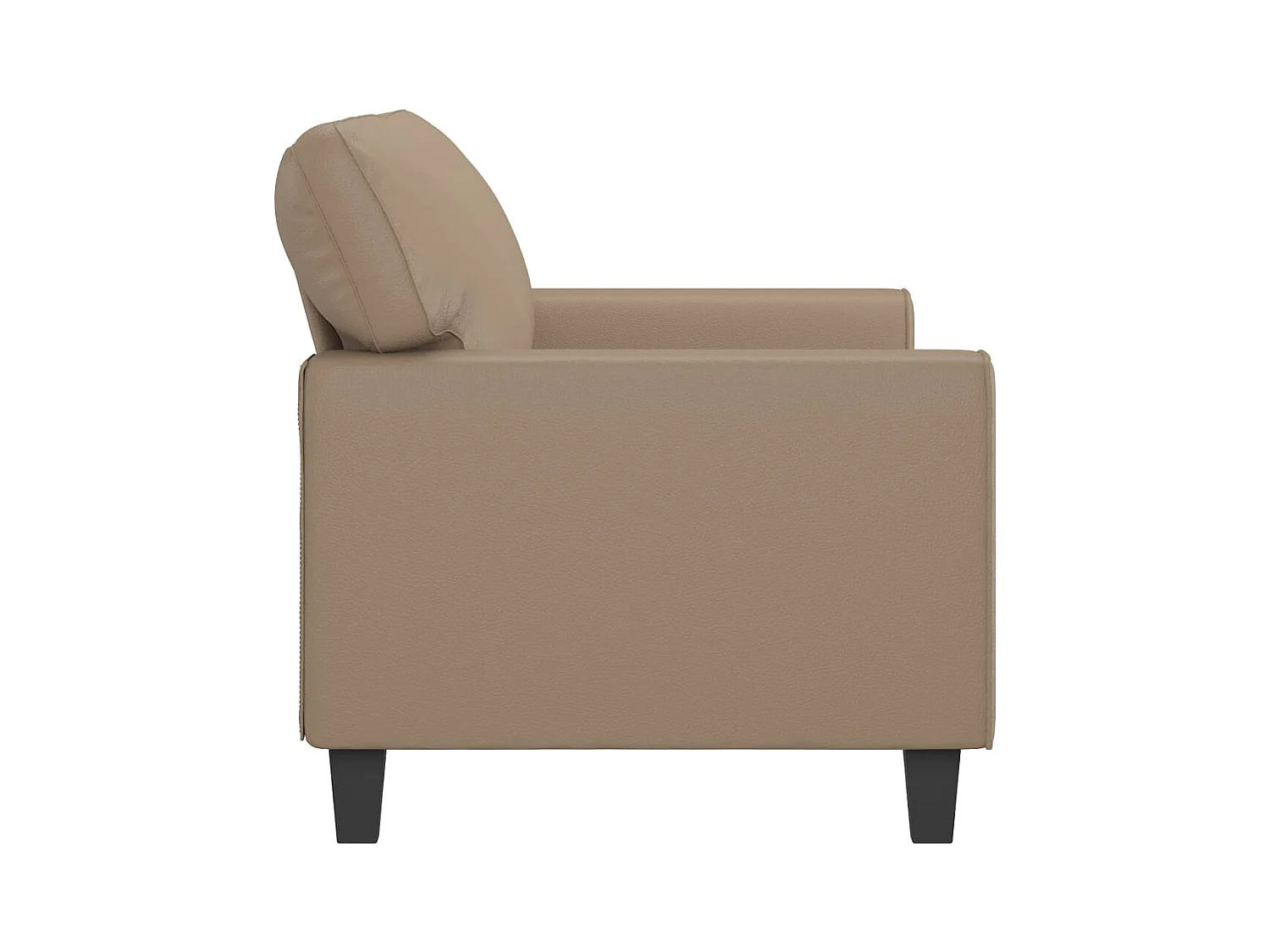 Divano Cappuccino 2 posti 140 cm Similpelle