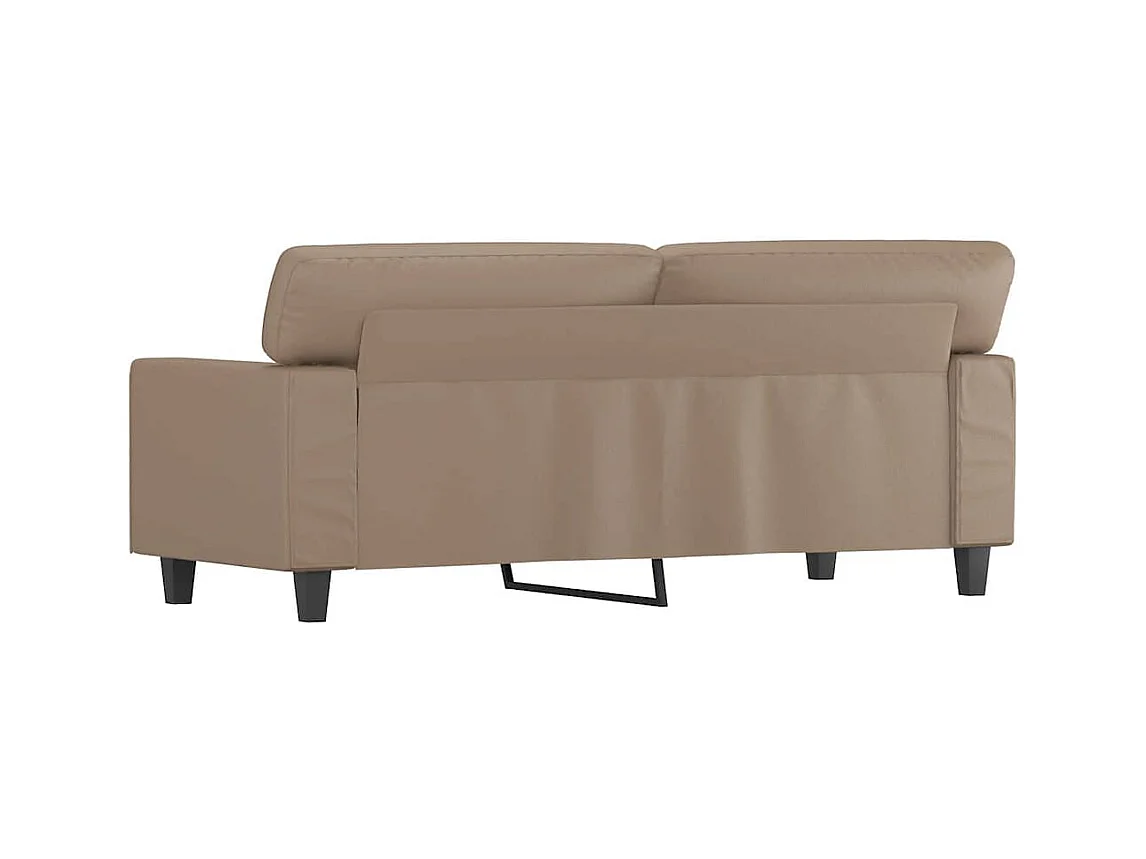 Divano Cappuccino 2 posti 140 cm Similpelle