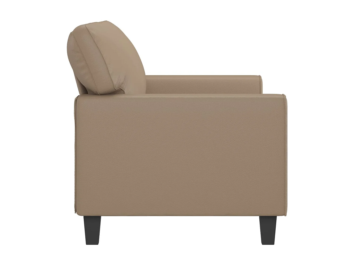 Divano Cappuccino 2 posti 140 cm Similpelle