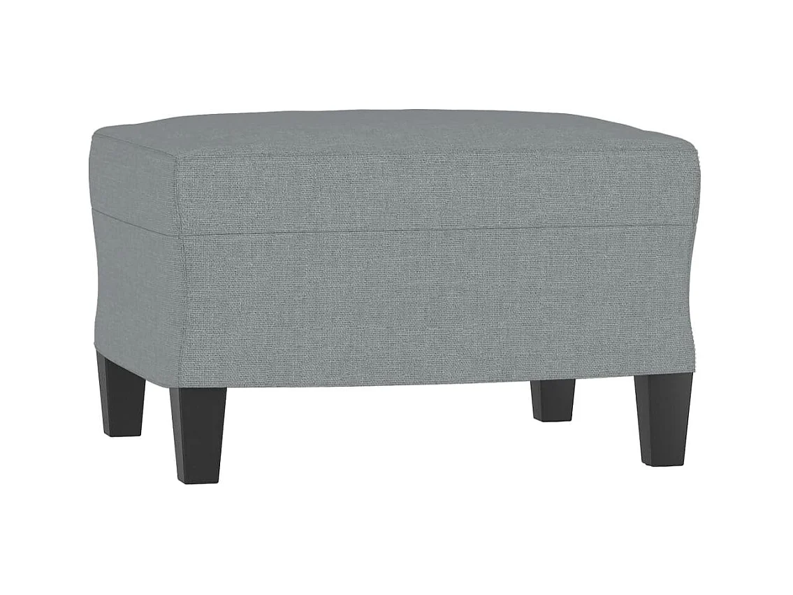 Ensemble de canapés 4 pcs avec coussins Gris clair Tissu