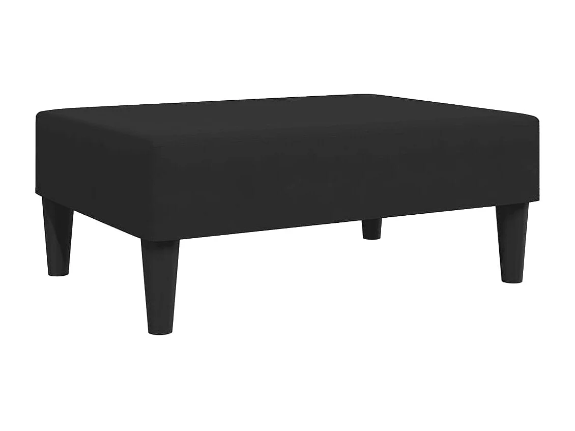 Conjunto de sofá de 2 piezas de terciopelo negro