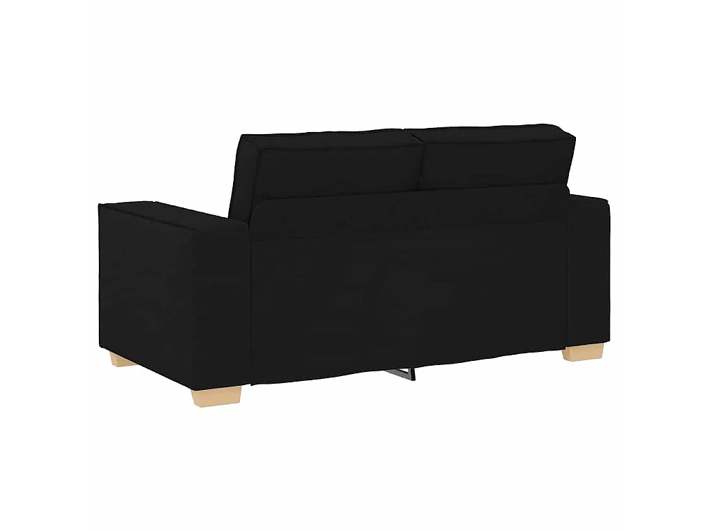 Ensemble de Canapés 3 pcs Noir 220 x 78 x 84 cm tissu