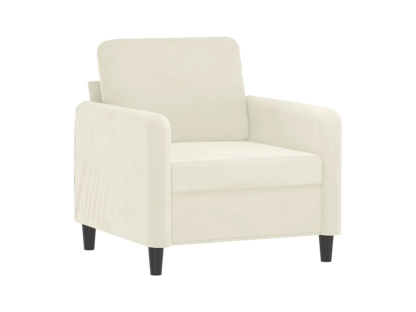 Poltrona Crema 60 cm Velluto