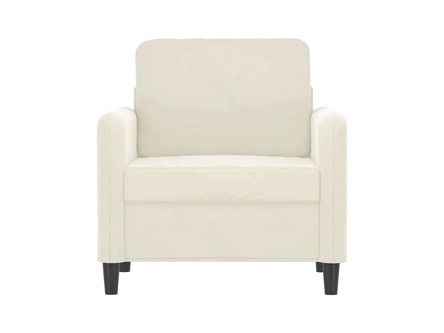 Poltrona Crema 60 cm Velluto