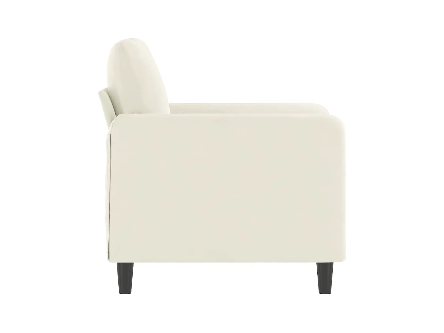 Poltrona Crema 60 cm Velluto