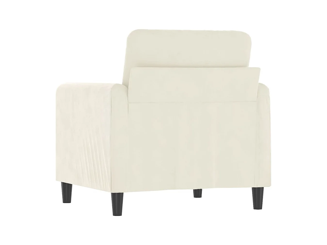 Poltrona Crema 60 cm Velluto