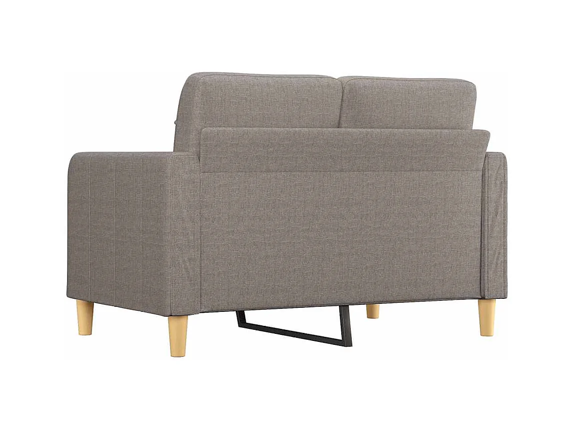 Sofá 2 plazas Taupe 120 cm Tela