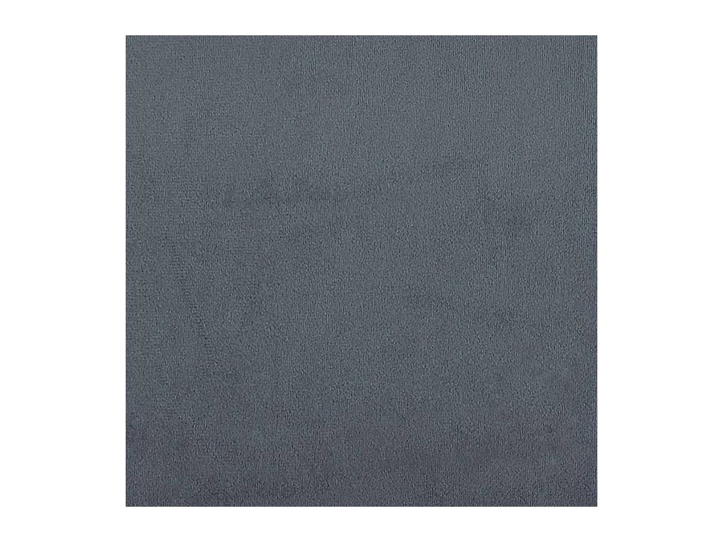 Canapé causeuse gris foncé 140 cm velours
