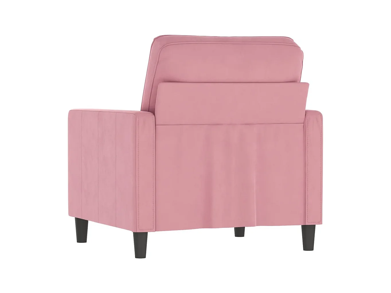 Roze fauteuil 60 cm fluweel