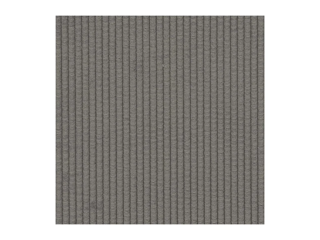 Canapé 2 places avec méridienne en L gris clair 125 cm lin