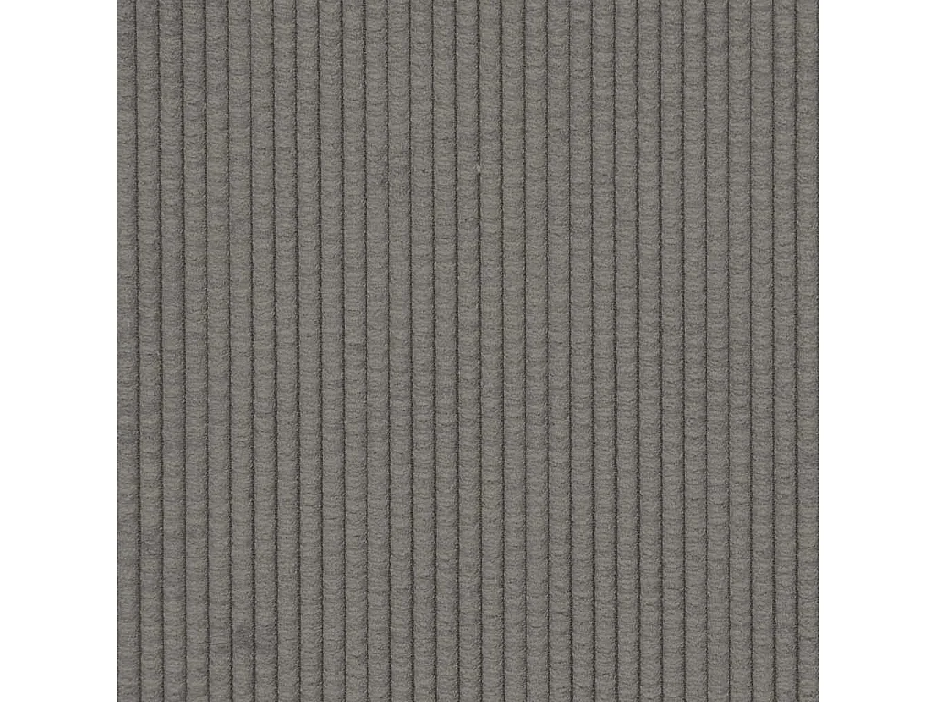 Canapé 2 places avec méridienne en L gris clair 125 cm lin